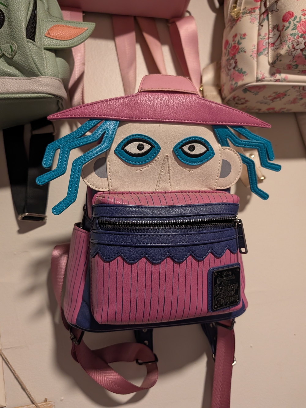 Loungefly Pink, Blue & Teal Character Mini Backpack